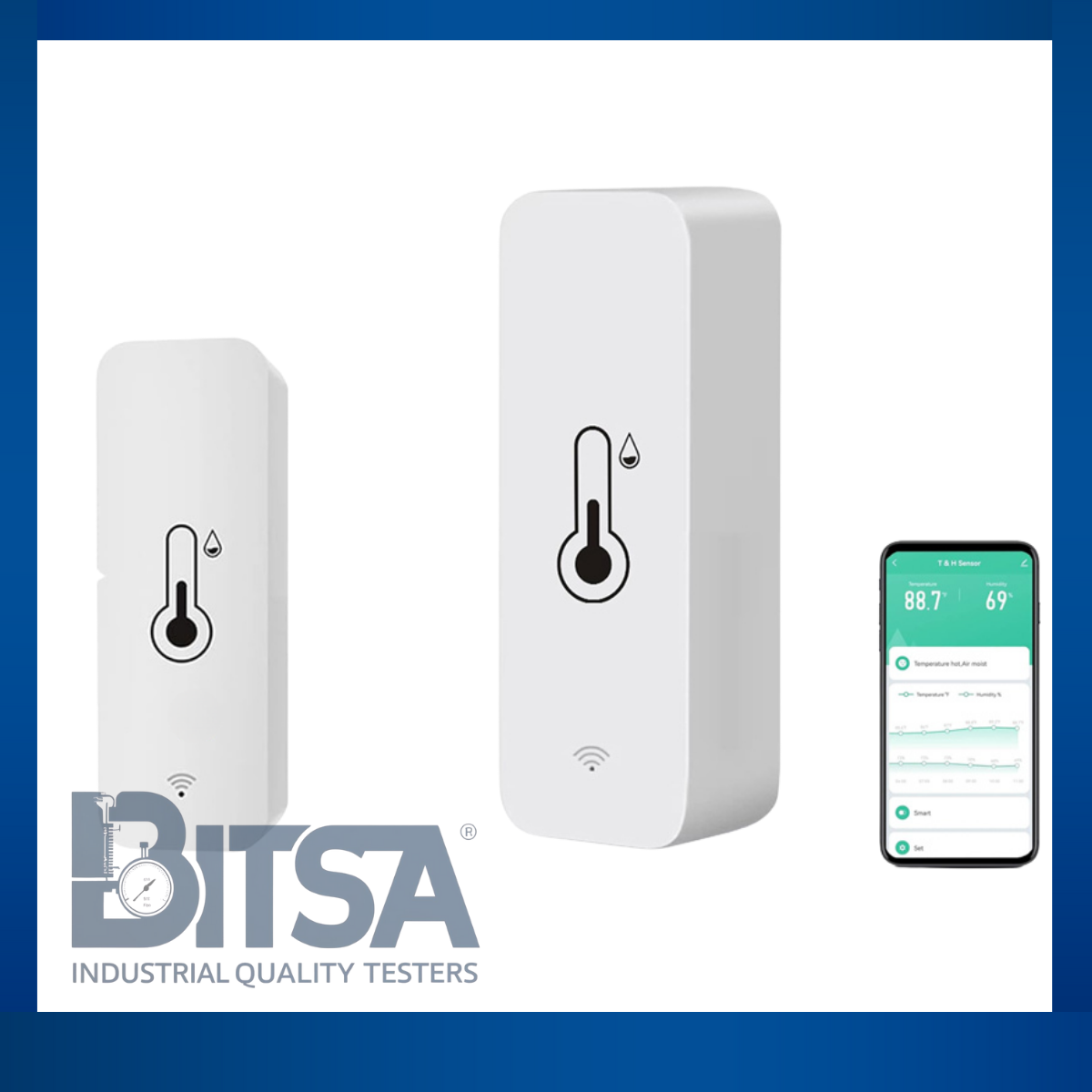 mini Termohigròmetro sensor temperatura y humedad wifi ws