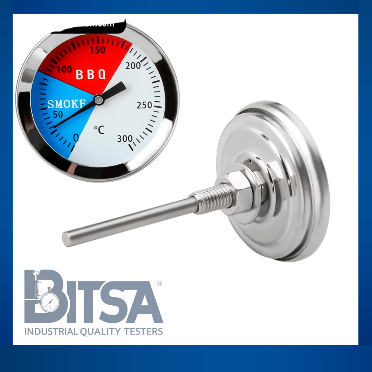 Termometro Acero 300 Exterior Tricolor