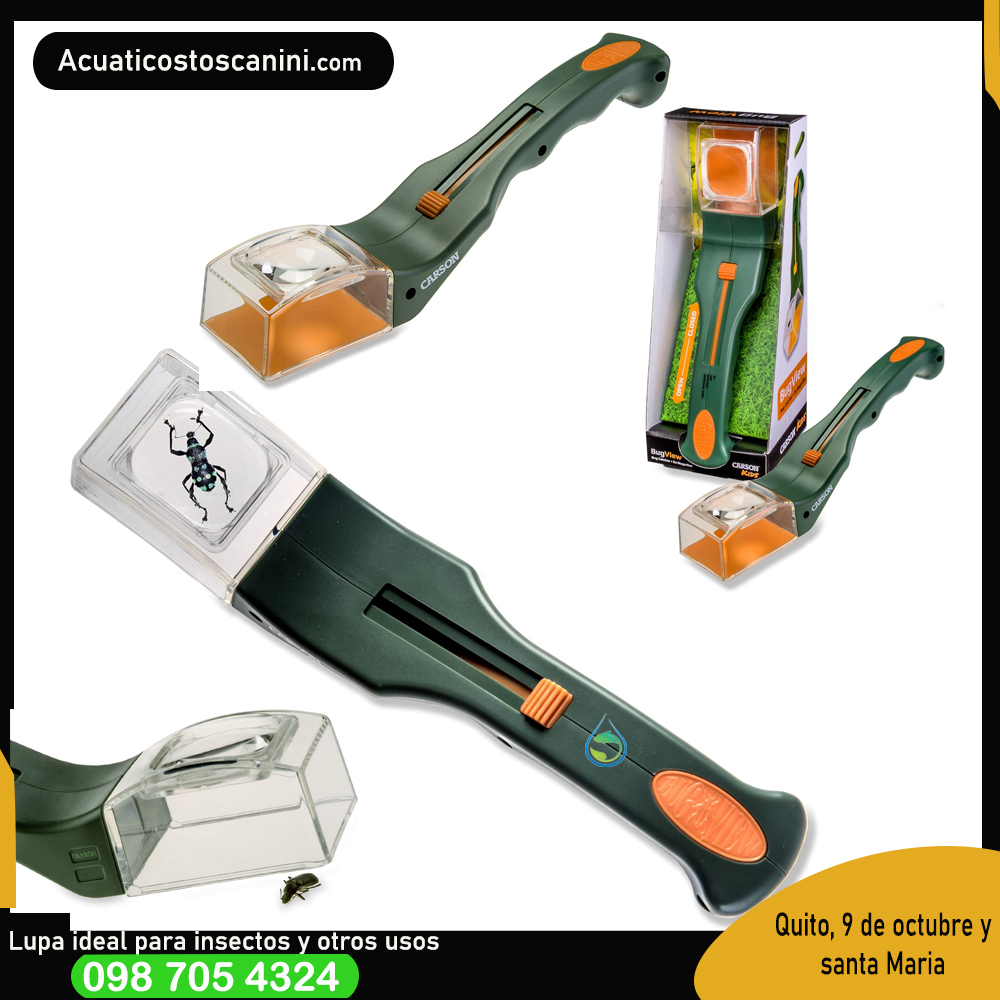 Lupa Magnificadora de 5x ideal para verifiar insectos sin matarlos
