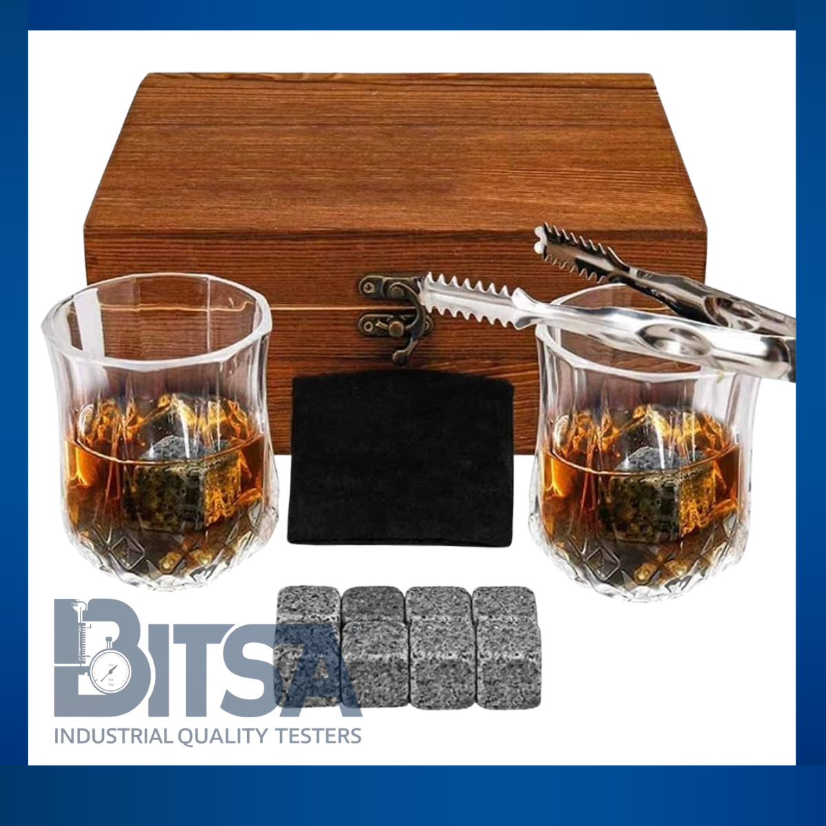 El mejor Whisky a las Rocas con caja de regalo y vasos Regalo