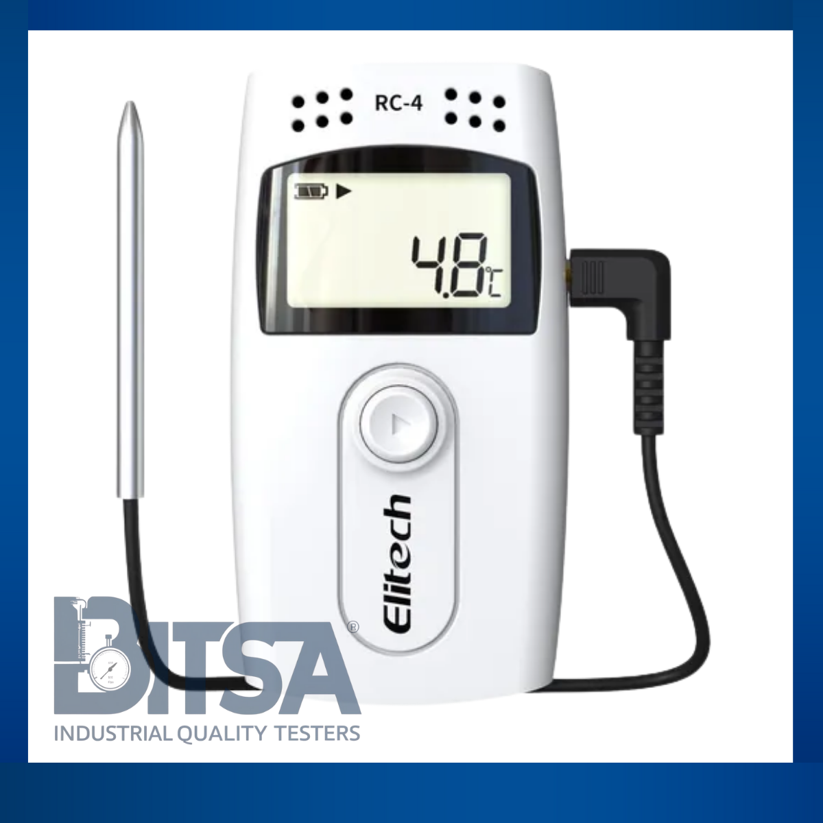 Data Logger Elitech Para Temperatura Con Sonda RC4