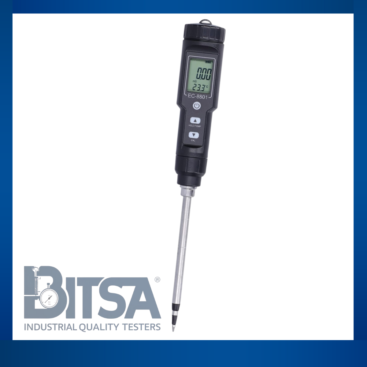 Medidor De Conductividad Eléctrica Para Suelo Tipo Pluma  EC801