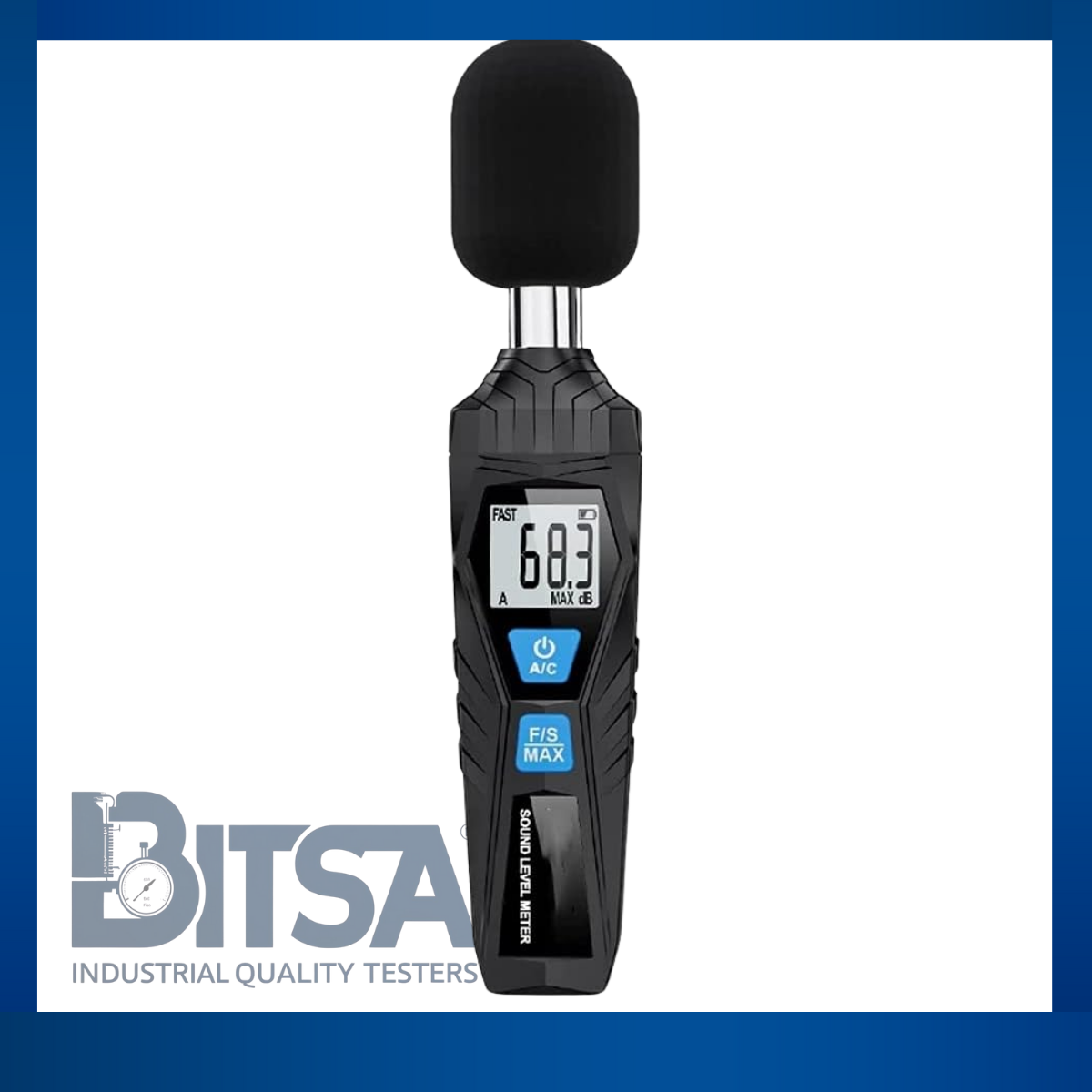 Medidor Del Nivel De Ruido 7209 Sonómetro ambientes ruidosos