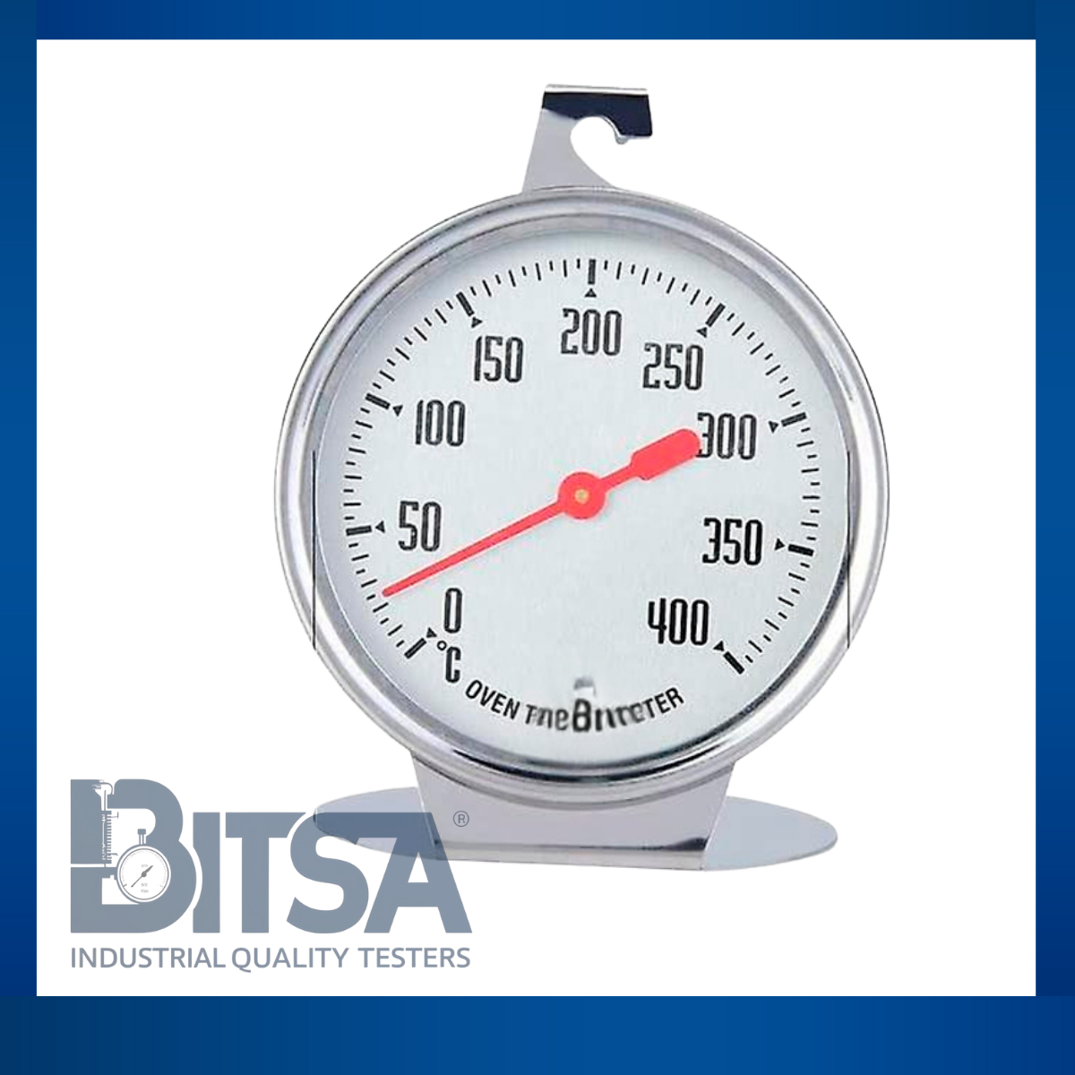 Termómetro acero inoxidable para hornos Oven 0-400 grados Celsius